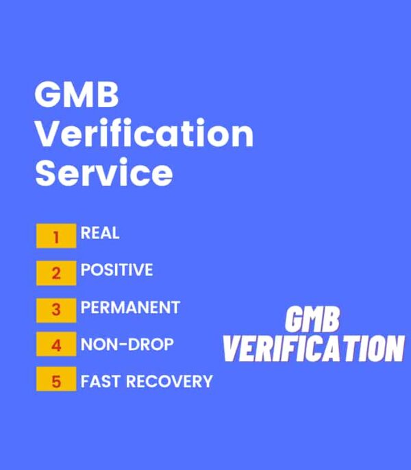 gmb verification Service